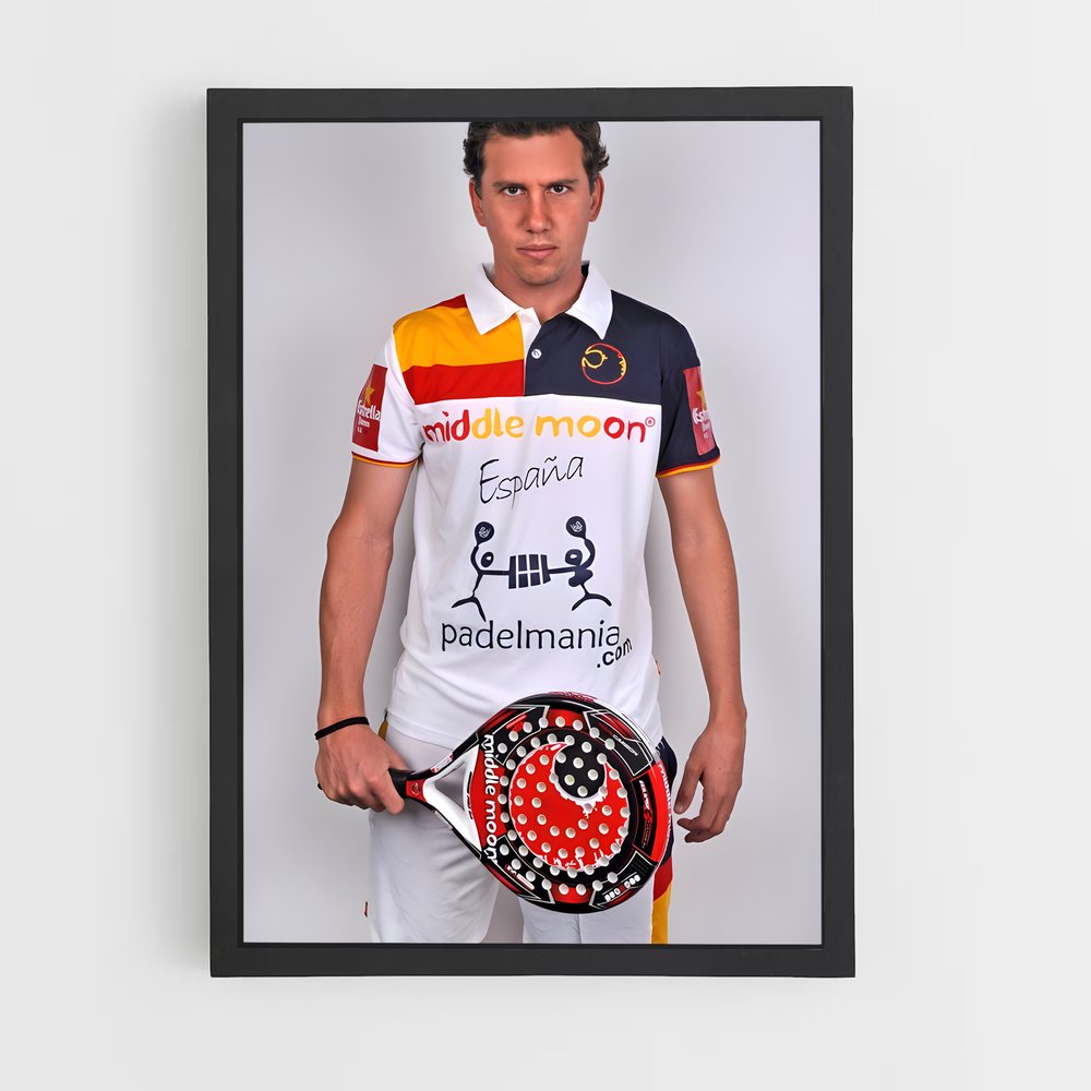 Poster Smash and Serve – affiche Padel (vue 2)
